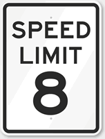 8mph signs