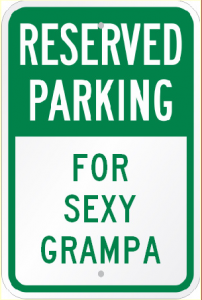 Reserved Parking Sign