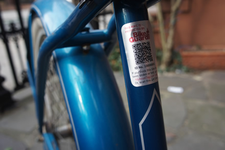 BikeGuard creates a bicycle registry with QR codes on asset tags