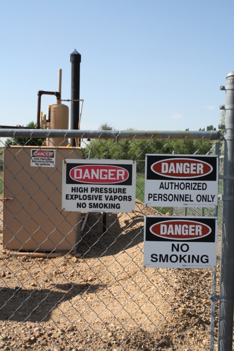 danger signs construction site