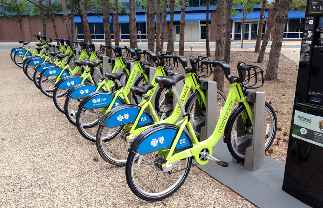 bike share docking station