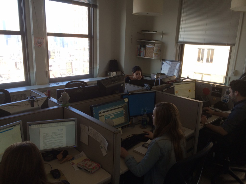 Some of the SmartSign marketing team busy at work.