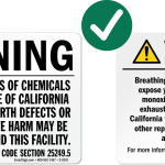 California updates Proposition 65 warnings for facilities